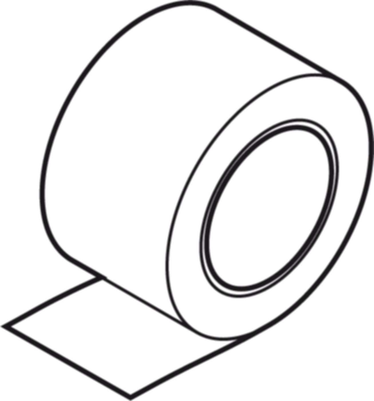 Alu-Klebeband 55 m x 63.5 mm ATE-180 285.562 - Raychem Komponenten und Zubehör