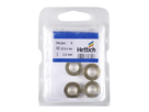 Hettich Distanzring Messing gebürstet, 16.4 x 9 x 2.5mm, à 6 Stk - Diverse Möbelbeschläge und Zubehör