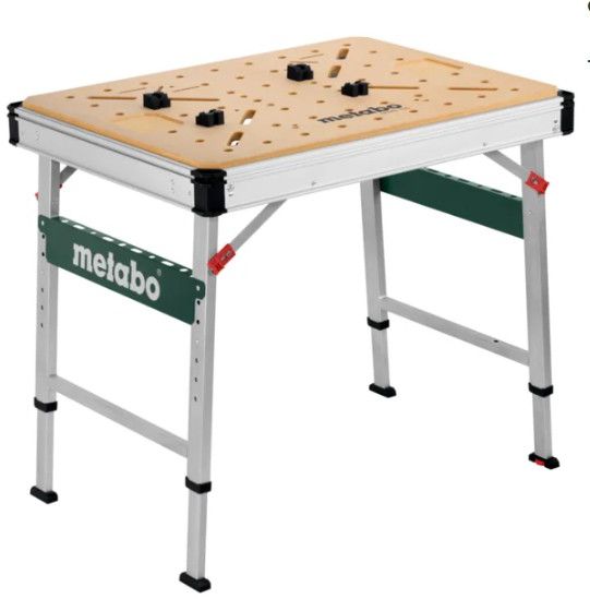 Multifunktionstisch MWB 100 Höhe 800-1000mm , Platte 710x960mm , max. 120Kg - Metabo Elektrowerkzeuge