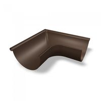 PREFA Rinnenwinkel 90°, außen, 250 mm P.10 Braun - PREFA Dachentwässerungssysteme