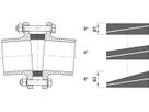 Keilring verstellbar PN 16 8150 DN 100 - Hawle Flanschformstücke