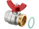 Kugelhahnen flachdichtend 1" x 1" f/Edelstahlverteiler 1" 140 63 84 - Oventrop Verteiler