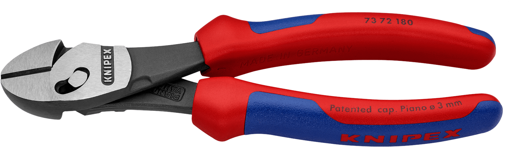 KNIPEX Hochleistungs-Seitenschneider TwinForce L= 180mm - Zangen, Schneiden