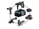 Combo-Set Bauhandwerk 4.3 SB18,W18,KH18,STA18,SC145 +3x 4.0Ah - Metabo Elektrowerkzeuge