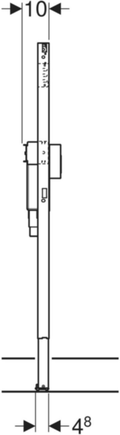 Waschmaschinen-Element, mit UP-Siphon Typ 112 111.773.00.2 - Geberit-Duofix