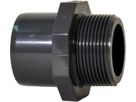 Überg.-Nippel Muf.-St./AG 16+20 - 1/2" 721 910 556 - GF Hart PVC-U Formstücke