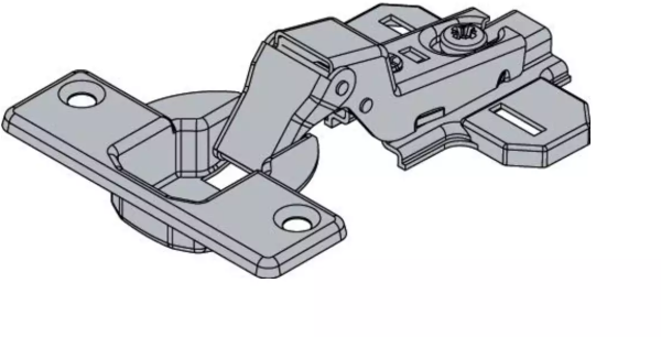 Hettich Topfscharnier SlideOn Mitteliegend, Stahl vernickelt, Bohrloch-Ø 35 mm - Diverse Möbelbeschläge und Zubehör