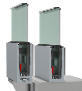 Ganzglasgeländer Basic