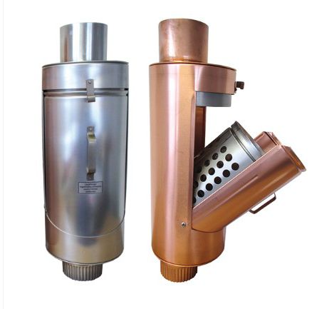 Zink Laubfänger m. V2A-Laubkorb XXL ZL100W5 , Ø100mm - Spenglerwerkzeuge