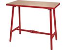 Klapp-Werkbank, rot B1205 x T705 x 32mm, Höhe= 845mm, Traglast 80kg - Werkstatteinrichtungen