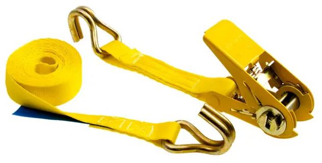 SPANSET Zurrgurte, 2tlg. mit Ratsche L=3m, B=25mm, 750 daN, 2 Drahthaken - Hebewerkzeuge
