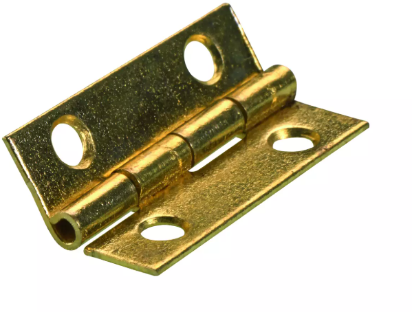 Hettich Scharnier vermessingt, 20 x 12 x 0.5mm, à 8 Stk - Diverse Möbelbeschläge und Zubehör