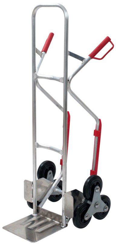 Treppenroller, Alu L/010764.0 Tragkraft 200kg, Radstern, Vollgummirad - Transportgeräte