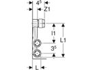 Set Anschluss-T-Stücke 18-15mm 24046 für Vor- und Rücklauf, mit Anschlussver. EK - Mapress-Heizungs-Formstücke