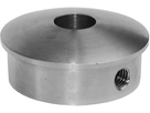 Rohrk Vollmaterial halbru Q-geb M6 Rohr 33.7/ 10 mm geschl. 1.4301 - INOXTECH-Handlauf-/Geländer-System