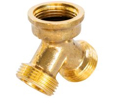 TEGUFIX Y-Verteiler, messing G 3/4", 1xIG, 2xAG, 55105.001 - Tegum Armaturen