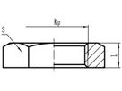 Inox-Kontermutter 1310 21/2" - Rostfreie Gewindefittings