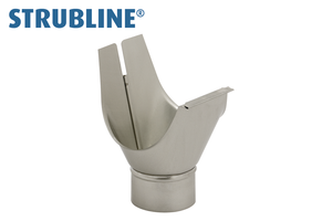 Rinnenstutzen kurz 250/ 75 mm 160 "Strubline" - Uginox Spenglereihalbfabrikate