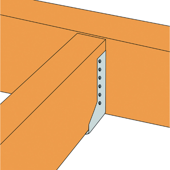 SIMPSON BSIN Balkenschuhe Einwärts BxH=120x160mm, verzinkt - Holzverbinder
