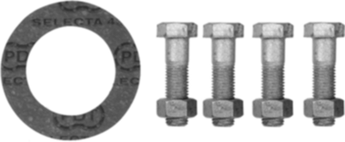 Flanschenverbindungs-Set PN 16 DN 25 m/Dichtung u. Schrauben 4 x M12 x 45 - Flanschverbindungen