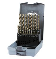 Ruko Spiralbohrer-Satz DIN 338, 19-tlg. Ø1.0-10.0 x 0.5mm, 135°, HSSE-Co5, ABS Box - Bohren