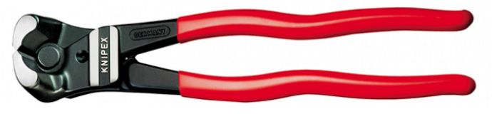 KNIPEX Bolzen-Vornschneider, poliert 6101, L= 200mm, bis Ø6mm, PVC-Griffhülle - Zangen, Schneiden