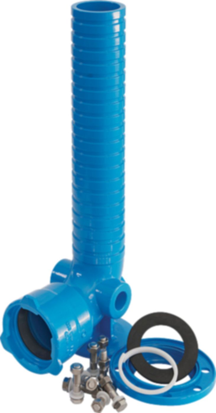 Hydranten-Einlaufbogen Guss Baio N840 GT 1,35-1,80m DN 125 - Hawle Hydranten