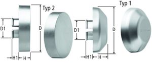 Rosette Typ 1 H 22 / D 70 23091.51 zu UP-Geradsitzventilen - Nussbaum Armaturen