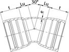 STM-Bogen 2M Novo-Sit MMK 30° DN 100 - WILD Steckmuffenformstücke