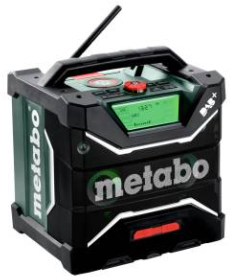 Akku-Baustellenradio RC 12-18 32W BT DAB+ mit Akku-Ladefunktion - Metabo Elektrowerkzeuge