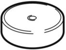 Schutzkappe für Rohrende 360.802.92.1 d 40mm - Geberit-PE-Formstücke