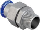 Übergang lösbar mit AG 42mm-11/2" 35369 Überwurfmutter Edelstahl - Mapress-Sanitär-Presssystem-Formstücke
