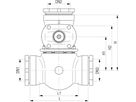 Universal 1, Fig. 5352 mit Schraubmuffen DN 150/ 80 - Von Roll Armaturen