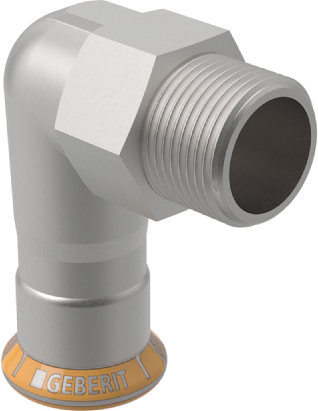 Übergangswinkel 90° m/AG 28mm-1" 43836 - Mapress Therm Formstücke