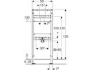 Ausgussbecken-Element, Typ 130 111.546.00.2 - Geberit-Duofix
