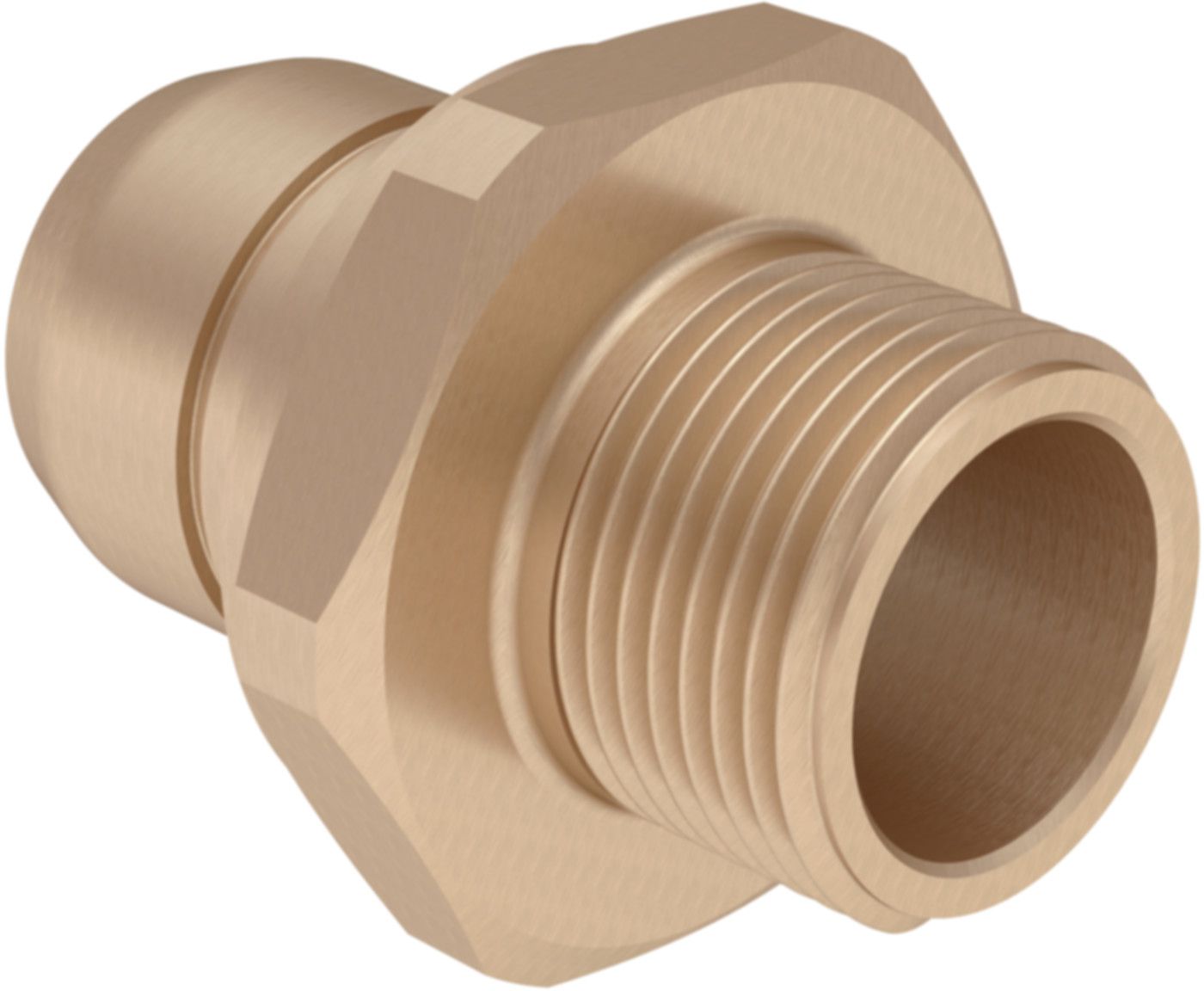 Verteiler-Steckübergang 653.431.00.1 28mm- 1" mit Aussengewinde - Geberit-Push Fit-Formstücke