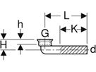 Anschlussbogen 90° Innenrundgewinde und Dichtung d 48mm - 60x1/8" 152.214.16.1 - Geberit-Sifon + Apparateanschlüsse
