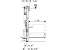 Wand-WC-Element Sigma 111.923.00.6 Typ 97, Betätigung von vorne, für Kinder - Geberit-Duofix