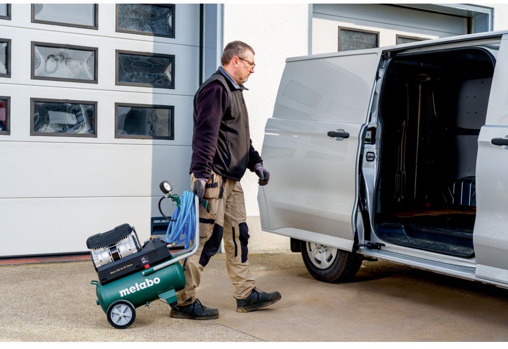 Kompressor Basic 220-24 OF Silent 24l, 8 bar 1.1kW, 25kg - Metabo Elektrowerkzeuge