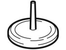 Verschlussdeckel zum Aufschweissen d 40mm 360.812.16.1 - Geberit-PE-Formstücke