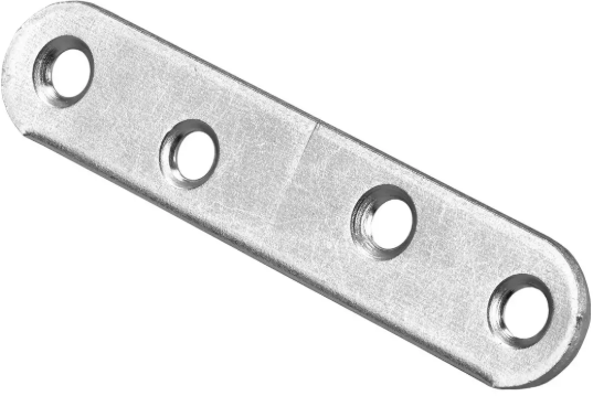 Hettich Verbindungsblech verzinkt, 15 x 80mm, Stärke 2mm - Diverse Möbelbeschläge und Zubehör