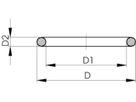 Anschlussdichtung EPDM zu 546 d25 DN20 748 410 106 - GF Hart PVC-U Formstücke