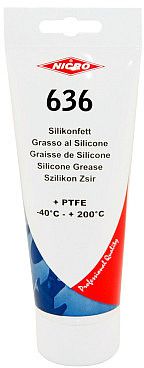 NICRO Silikonfett, PTFE 200g, 636, unschmelzbar - Schmieren