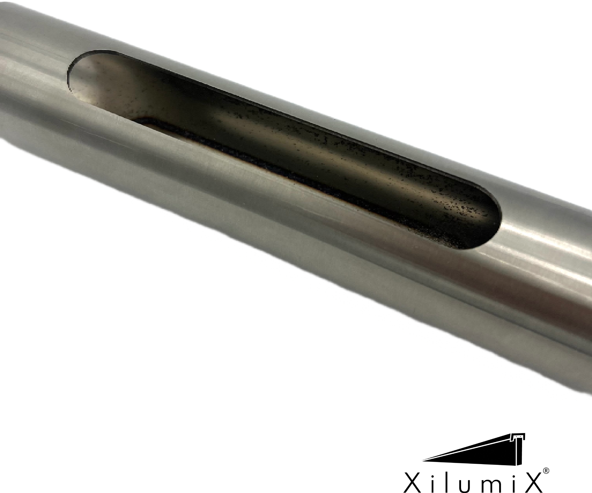 XILUMIX PIPE Handlaufrohr L=3m, Ø42.4mm , 3 Ausschnitte für LED-Elemente - LED-Handlauf System