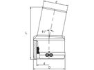 Winkel 11° I/A (Karton à 8 Stk.) d 160mm 616 141 - Frialen Elektroschweissfittinge