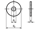 Carrosserie Scheiben INOX A2 BN10342 10(10,5)x45/1,5 - Bossard Schrauben