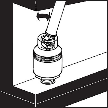 HAZET Verlängerung schwenkbar 8° 8822-1, 3/8" , L=36mm - Steck- und Drehmomentschlüssel