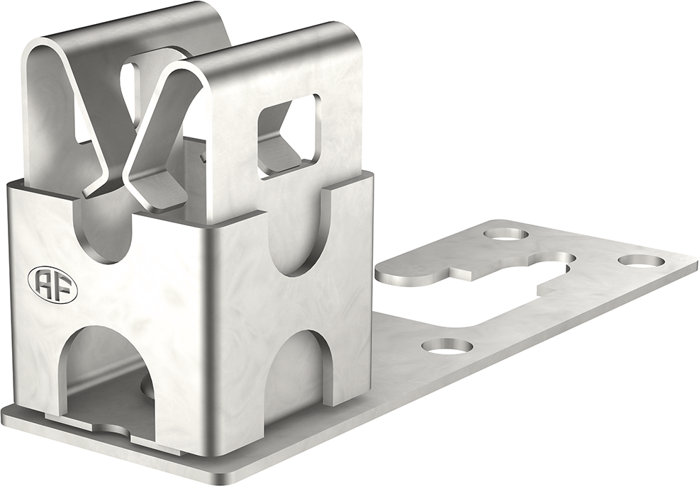 Leitungsh. f/Flacheternit Inox 6-10 AF 225.011.002 / FL 33 Quadro - AF Blitzschutzprogramm