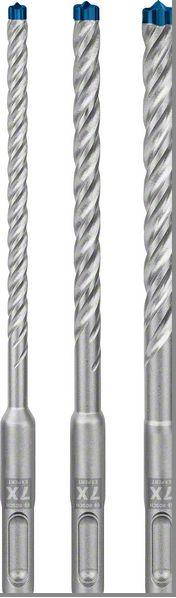 Expert SDS-plus-7X Hammerbohrer-Set 3-tlg., 6/8/10mm, 4-Schneiden Vollhartmetalkop - Bosch Maschinenzubehör