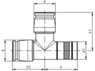 T-Modul mit Rohrkontur 16/20 762 101 386 (762 101 204) - GF I-Fit Formstücke + Werkzeuge